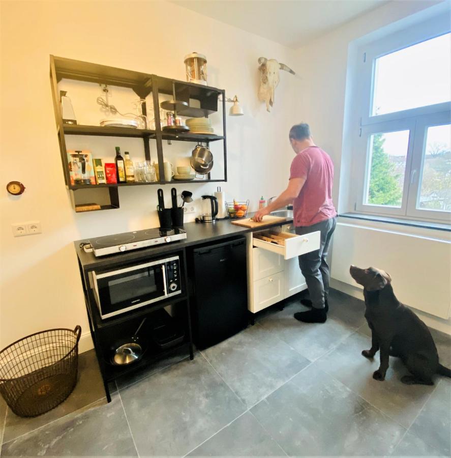 האגן Get-Your-Flat Traumhafte Altbau-Wohnung In Denkmal-Villa 3 Zr Kue Bad 2 Schlafzr 125 M2 Haustier Auf Anfrage - Ruhig & Naturnah מראה חיצוני תמונה